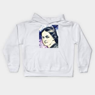 Anne Bronte Portrait | Anne Bronte Artwork 14 Kids Hoodie